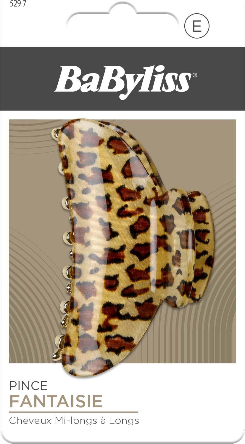 BaByliss Paris Accessories Jaw Clip with Leopard Print