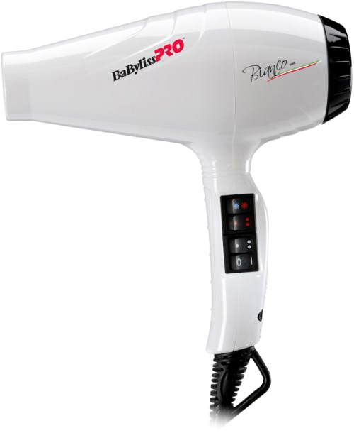 BaByliss Paris Accessories PRO Hairdryer Ionic Bianco 2100W Bianco