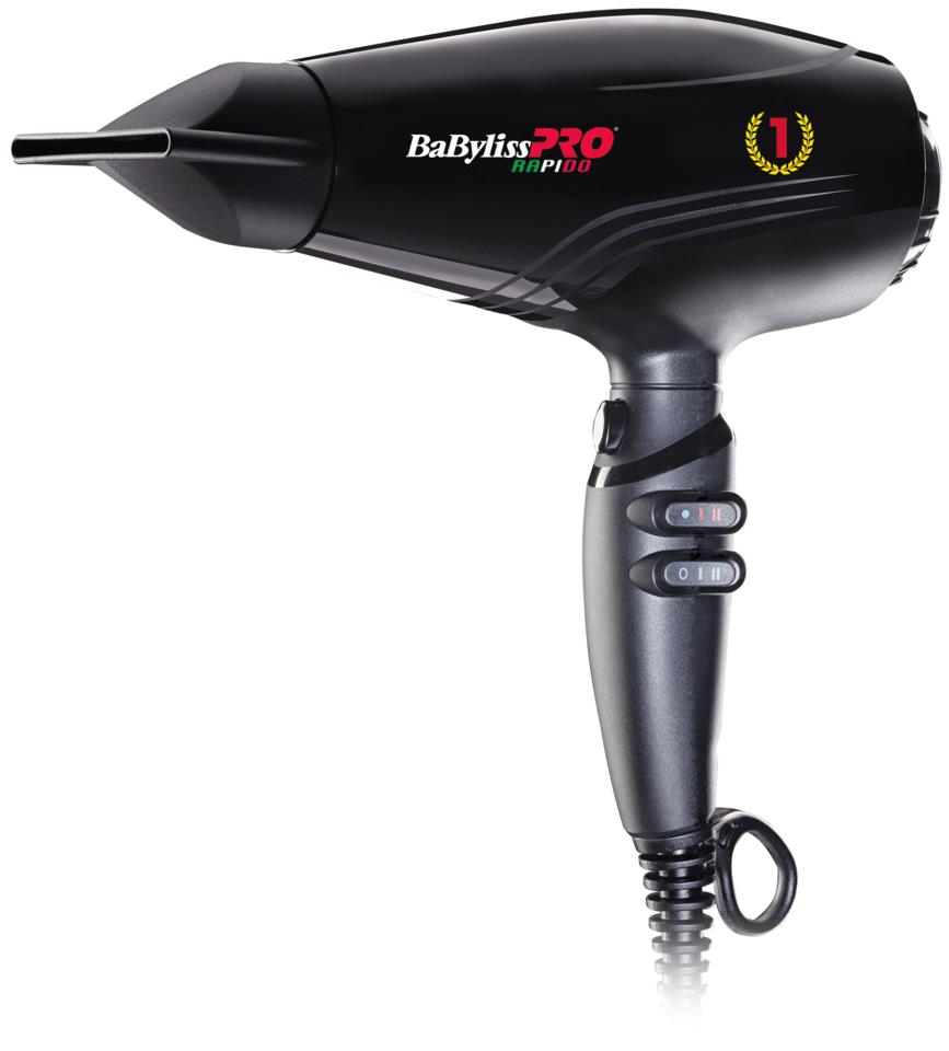 Babyliss PRO Hairdryer Ultra Light Rapido Black 2200W
