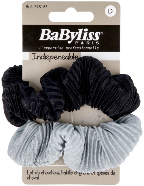 BaByliss Paris Accessories Scrunchie Plisserad 2 st