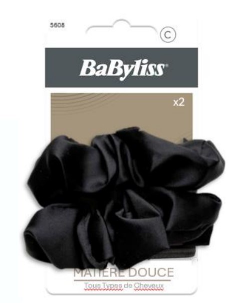 BaByliss Paris Accessories Scrunchies Black x 2