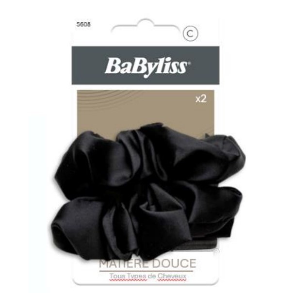 BaByliss Paris Accessories Scrunchies Black x 2