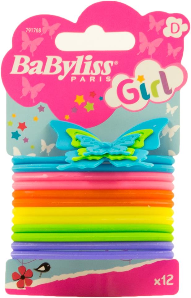 BaByliss Hårelastikker Gummi Kids 12st