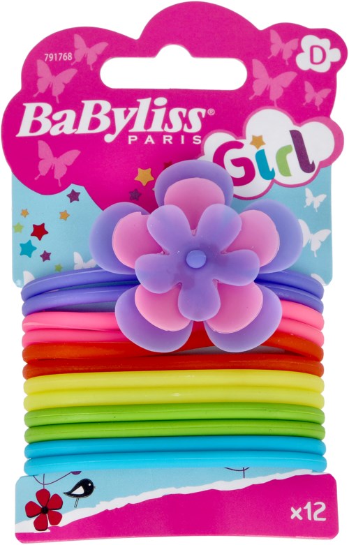 BaByliss Paris Accessories Girl Snoddar Gummi Kids 12st
