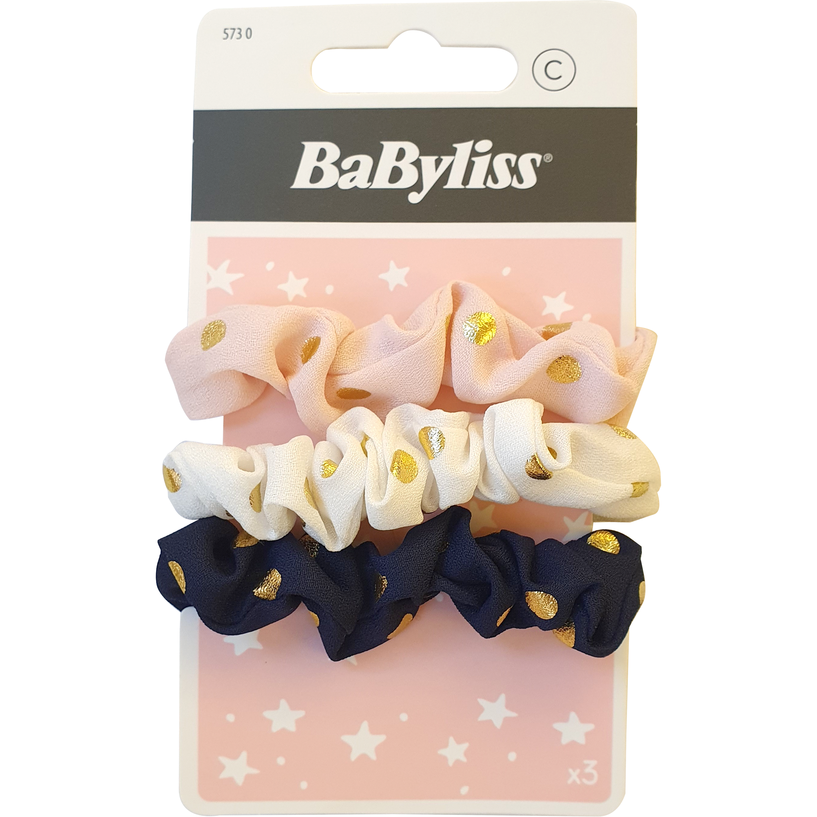 Alternativ bild 1 för BaByliss Paris Accessories Girl Snoddar Tygsnodd 3 st kids