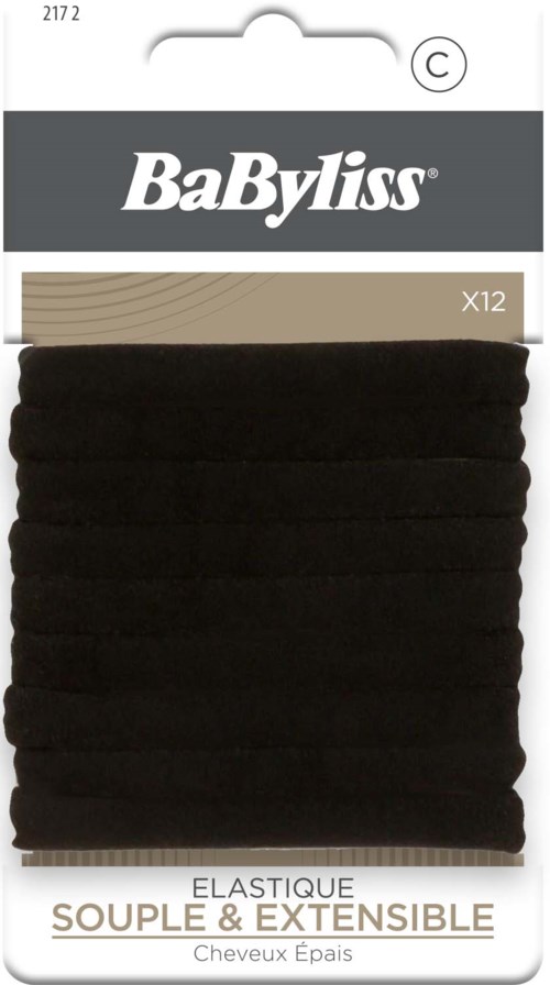 BaByliss Paris Accessories Soft Hair Elastics 12 st