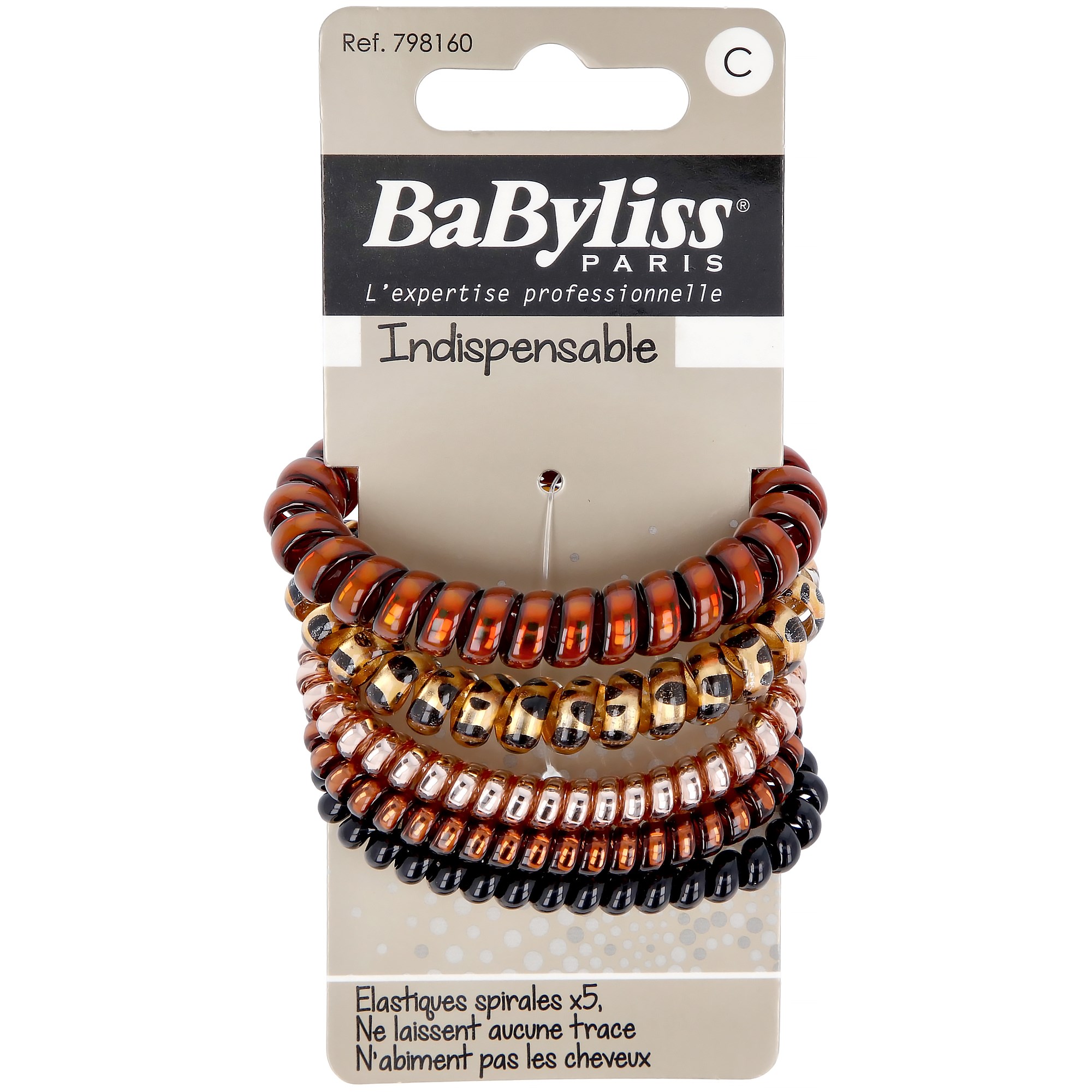 BaByliss Paris Accessories Spiralsnoddar Fantasi 5 st