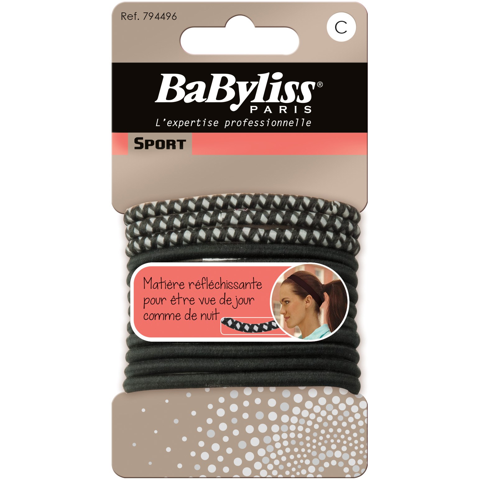 Produktfoto för BaByliss Paris Accessories Sport snodd 12 St