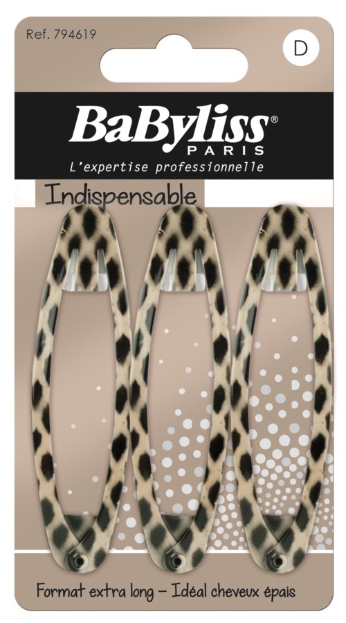 BaByliss Paris Accessories Indispensable Klämmor/Spännen Stor klämma 3 st