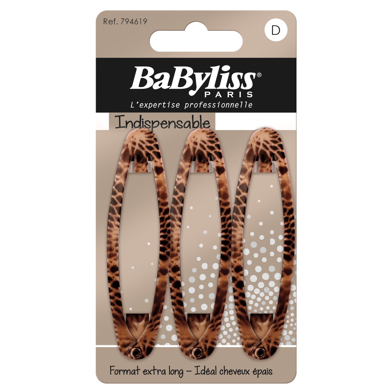 BaByliss Paris Accessories Indispensable Długie spinki do włosów 3 szt (obrázok 3)