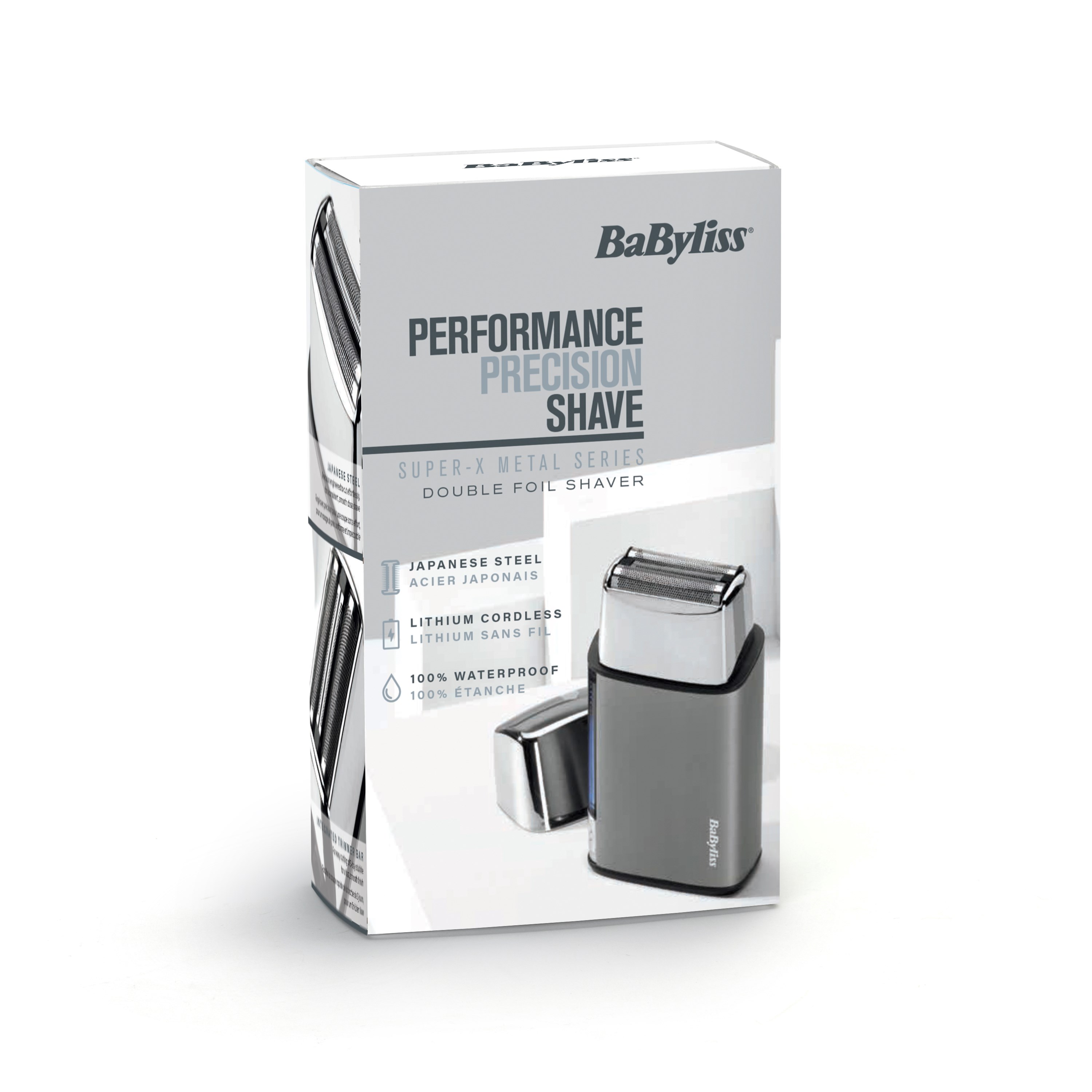 BaByliss Super-X Double Foil Shaver Chrome (obrázok 8)