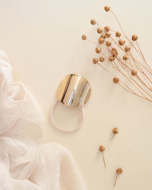 BACHCA Elastic with round metal charm