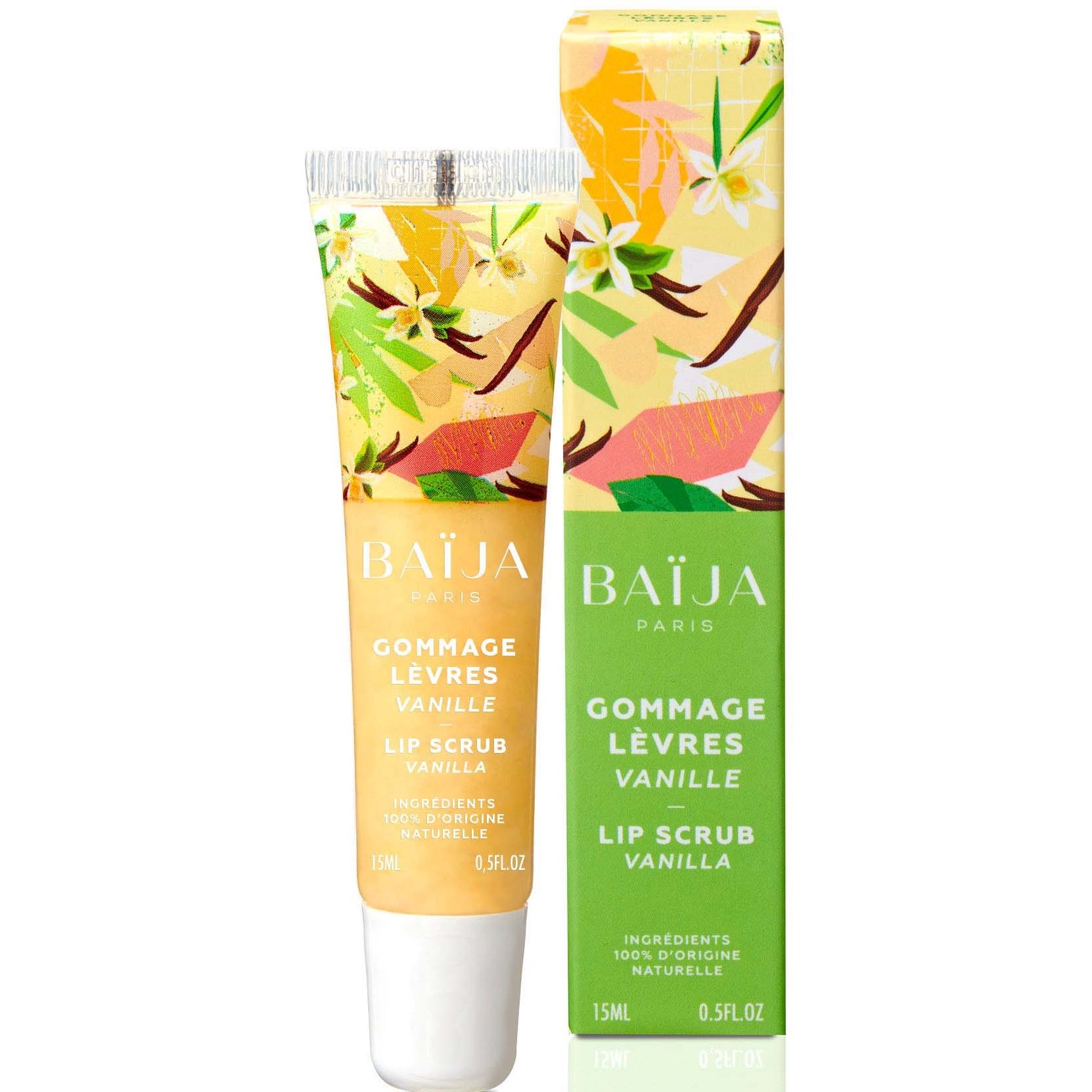 Läs mer om Baïja 100% Nature - Lips & Match Lip Scrub Vanille 15 ml