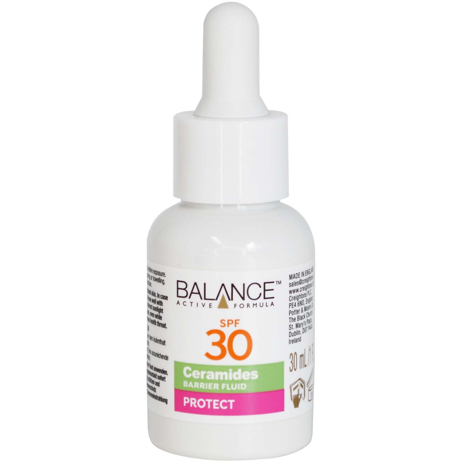 Balance Active Formula SPF 30 Ceramides Barrier Fluid 30 ml billede