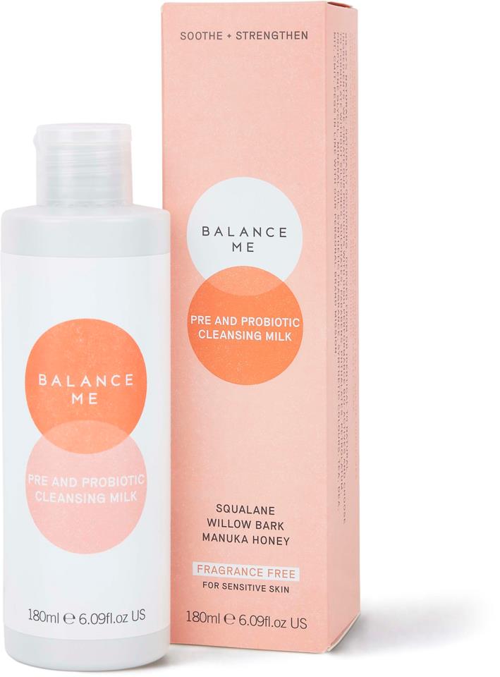 Balance Me Pre and Probiotic Cleansing Milk Fragrance Free 180 ml