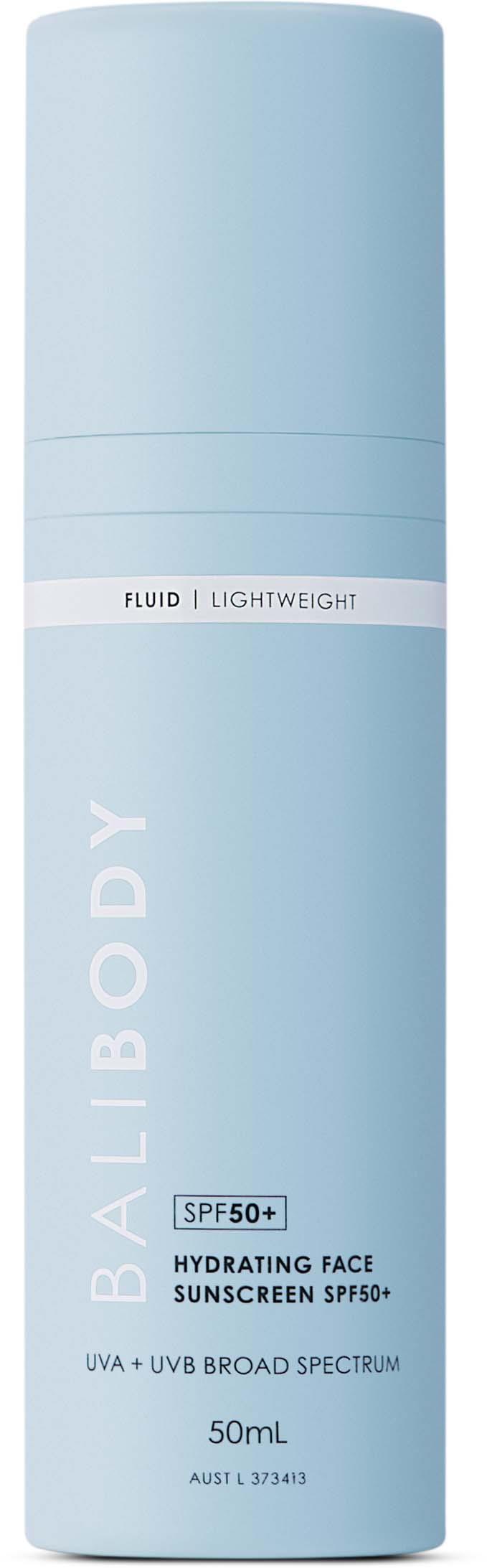 Bali Body Hydrating Face Sunscreen SPF50+ 50 ml