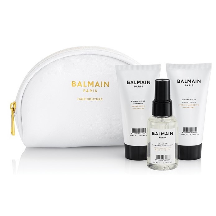 Läs mer om Balmain Cosmetic Bag White CARE