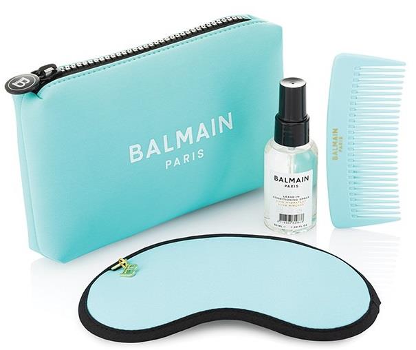 Balmain Limited Edition Cosmetic Bag Turquoise