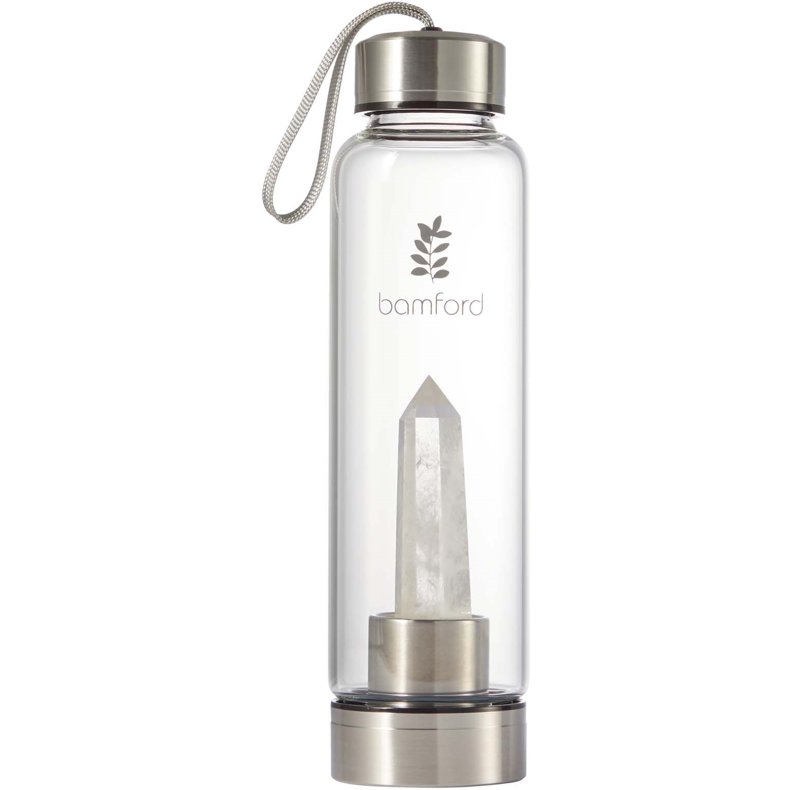 Läs mer om Bamford Crystal Water Bottle Clear Quartz