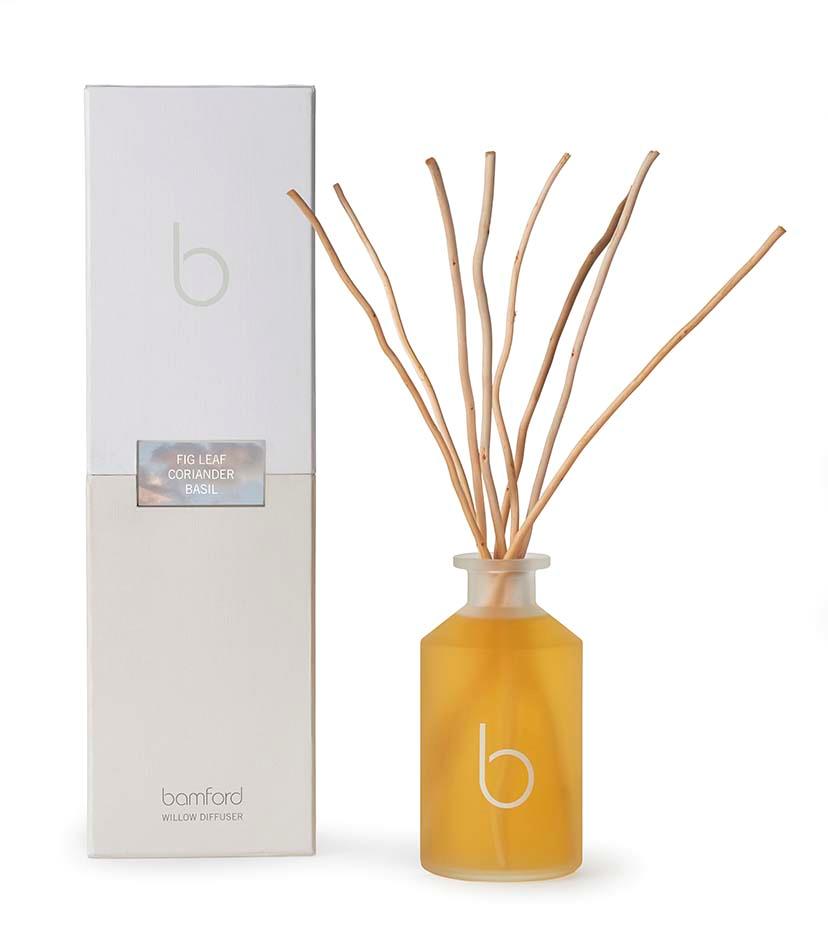 Bamford Fig Leaf Willow Diffuser Reeds Included 250 ml