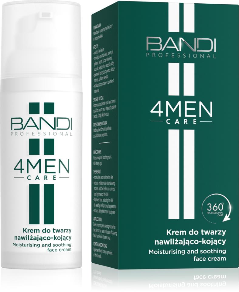 Bandi 4MEN Care Moisturising and soothing face cream 50 ml