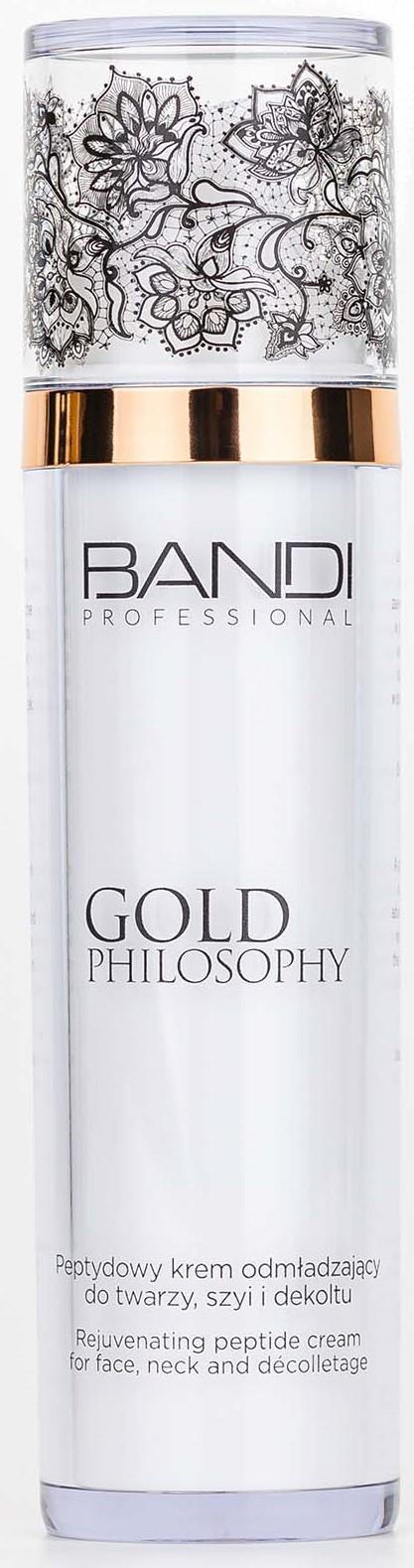 Bandi Gold Philosophy Rejuvenating peptide cream for face, neck and decolletage 50 ml