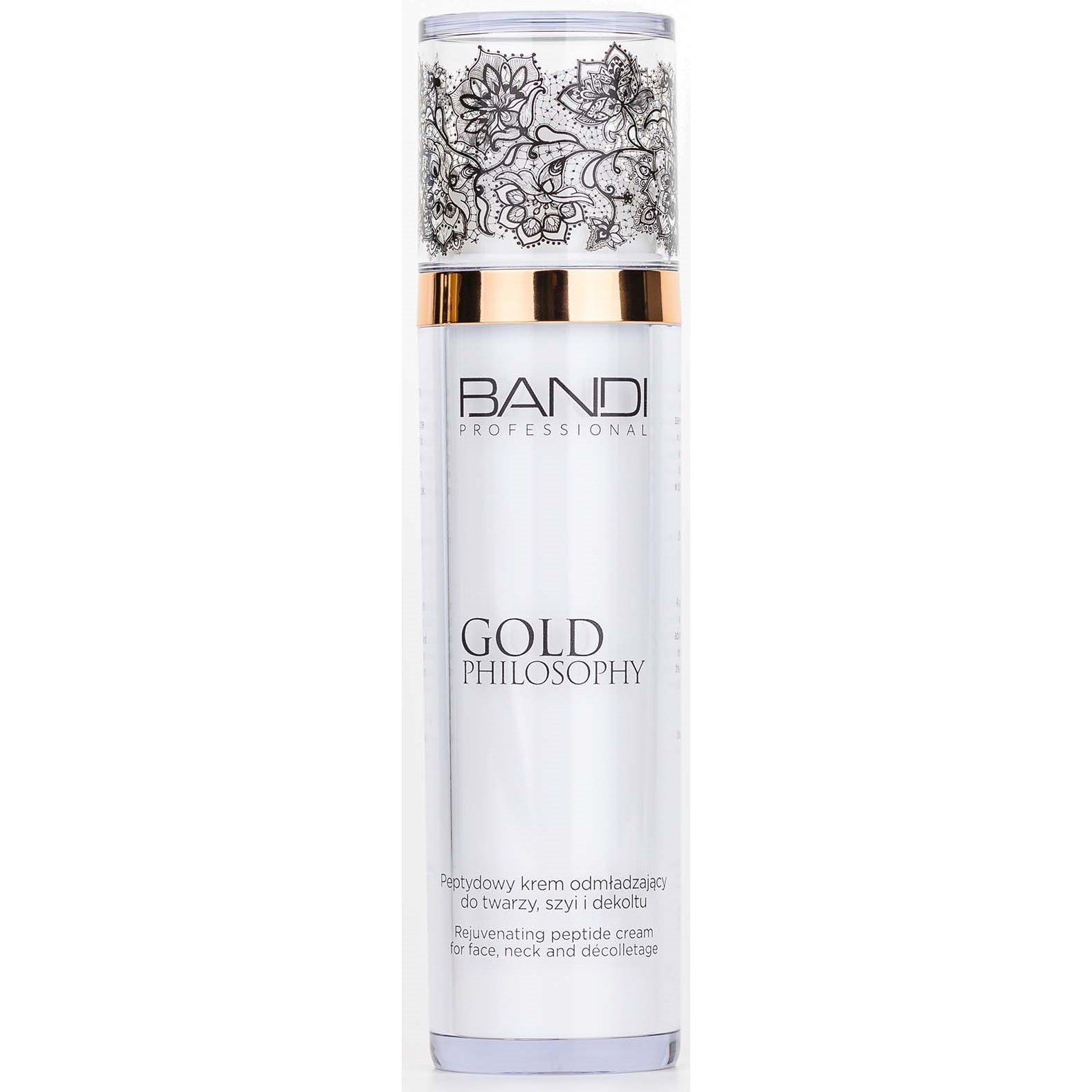 Bandi Gold Philosophy Rejuvenating peptide cream for face, neck and de