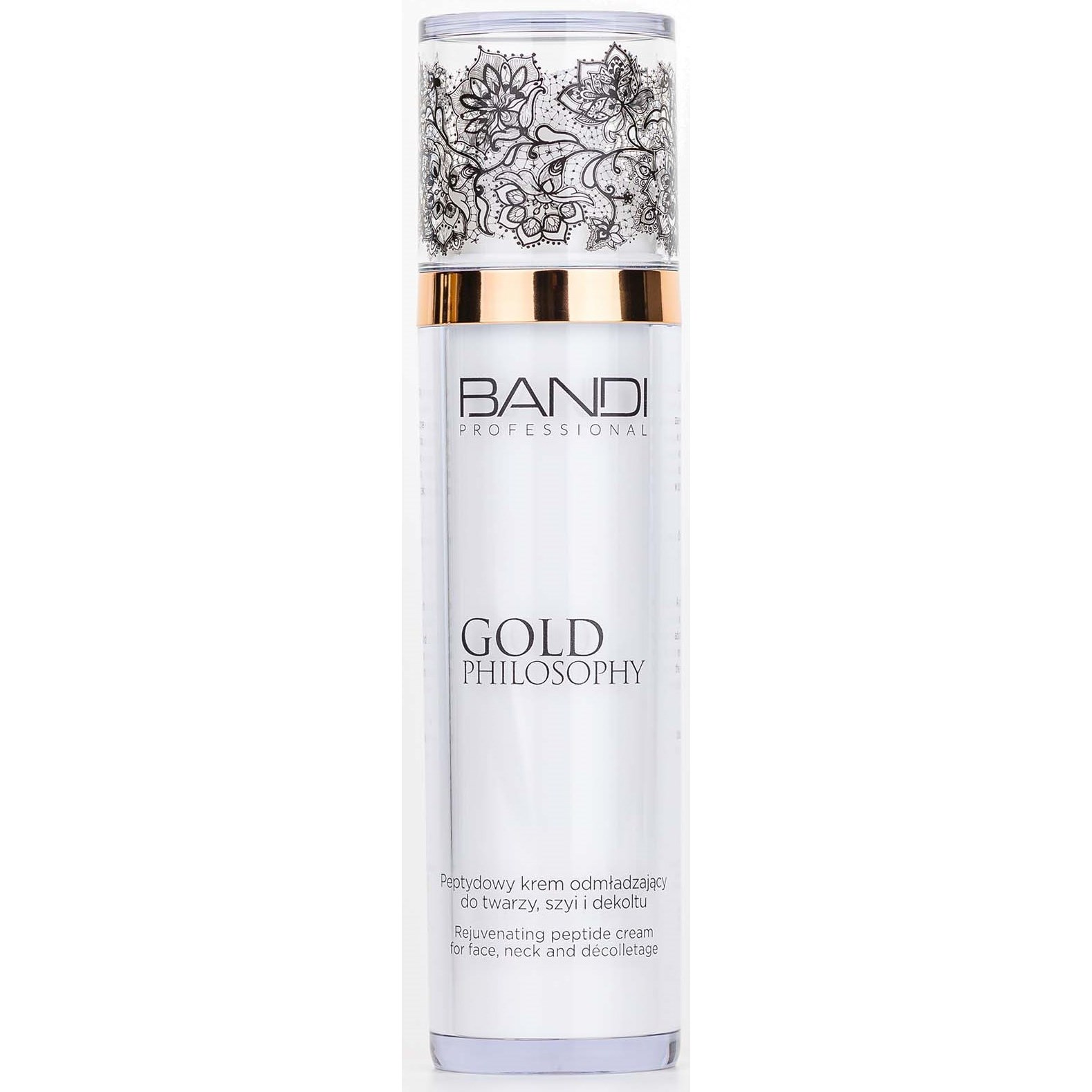 Bandi Gold Philosophy Rejuvenating peptide cream for face, neck a