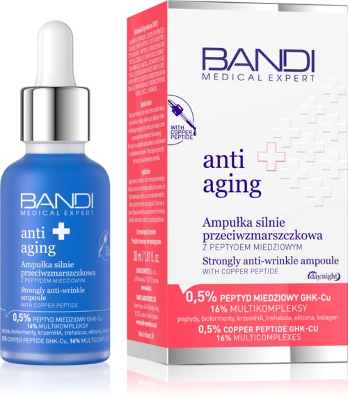 ghk cu suomi Bandi Medical Expert Anti Aging Strongly Anti-Wrinkle Ampoule With Copper Peptide 30 ml