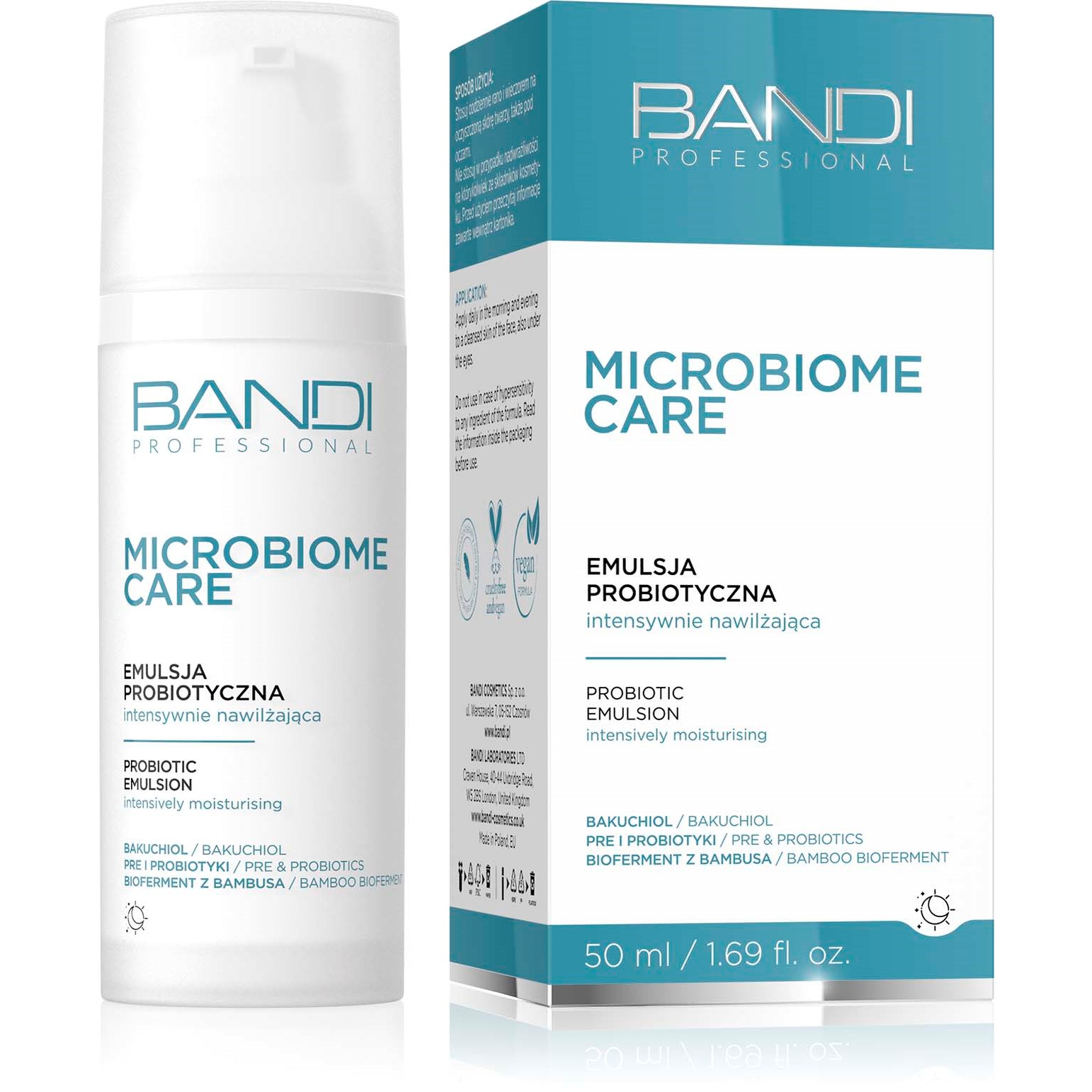 Bandi Microbiome Care Probiotic Emulsion Intensively Moisturising 50 m (obrázok 3)
