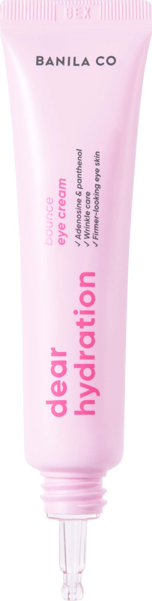Rosa Tube mit Augencreme, beschriftet "dear hydration" von Banila Co.