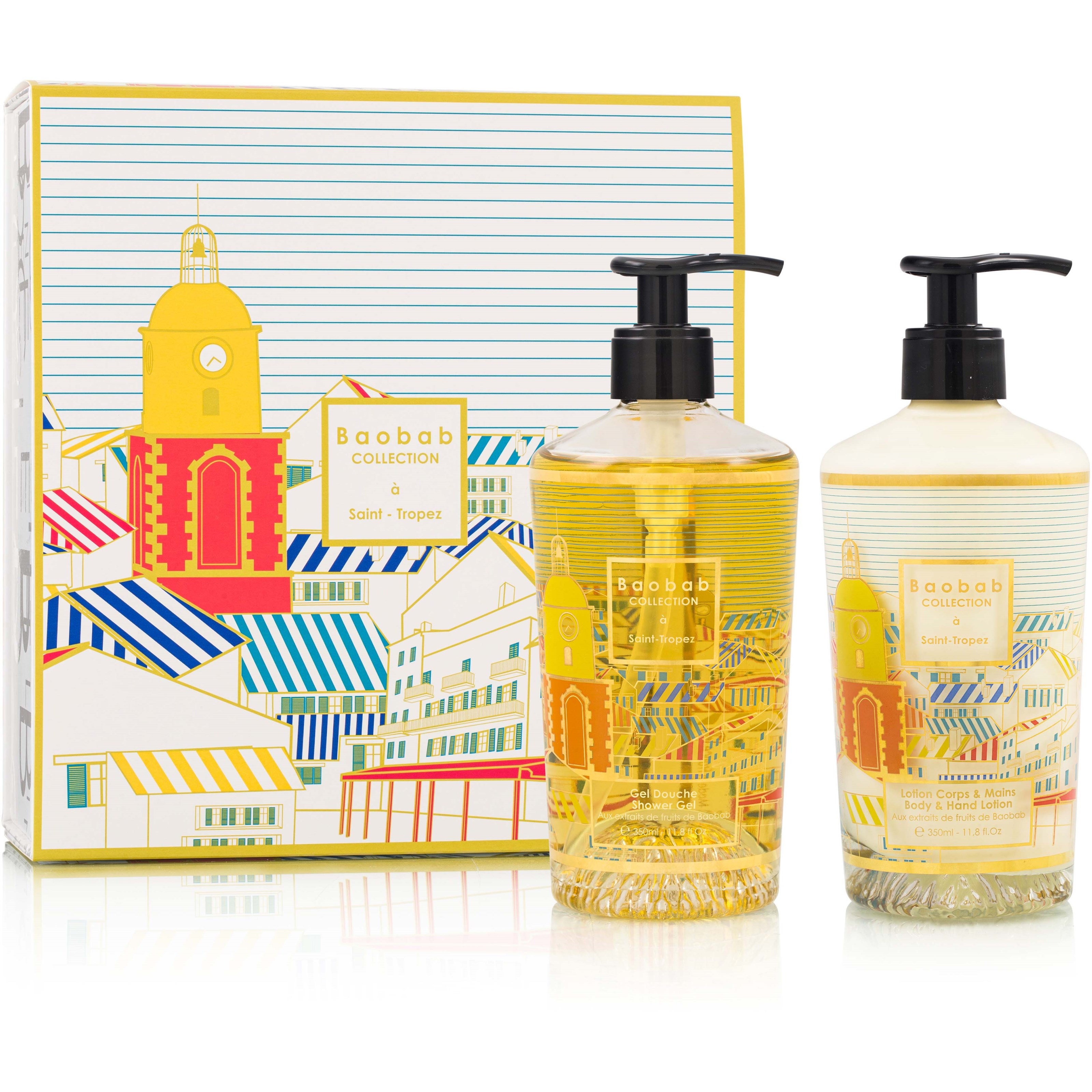 Baobab Collection à Saint-Tropez Gift Box Body & Hand Lotion + Shower