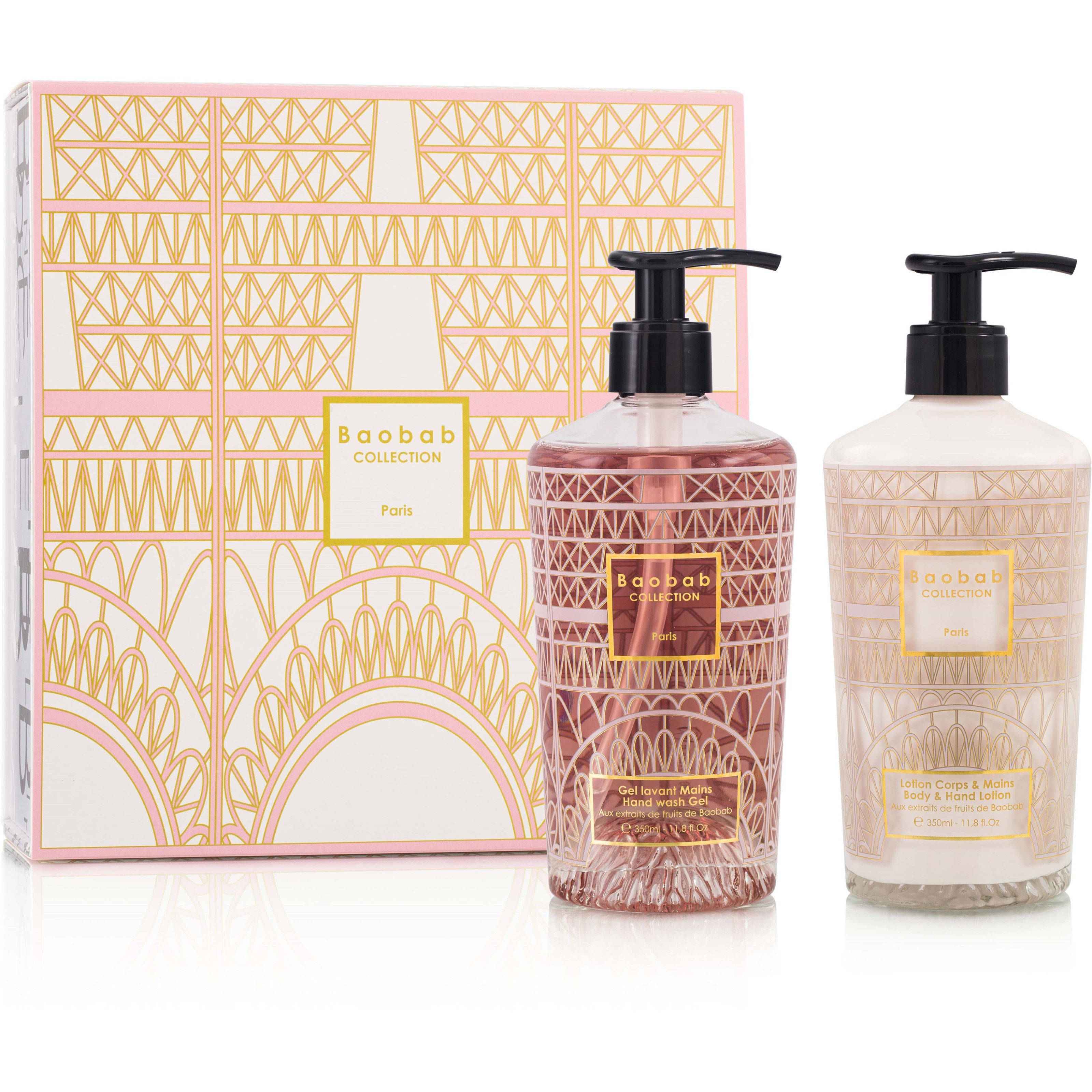 Baobab Collection Paris Gift Box Body & Hand Lotion + Hand Wash Gel