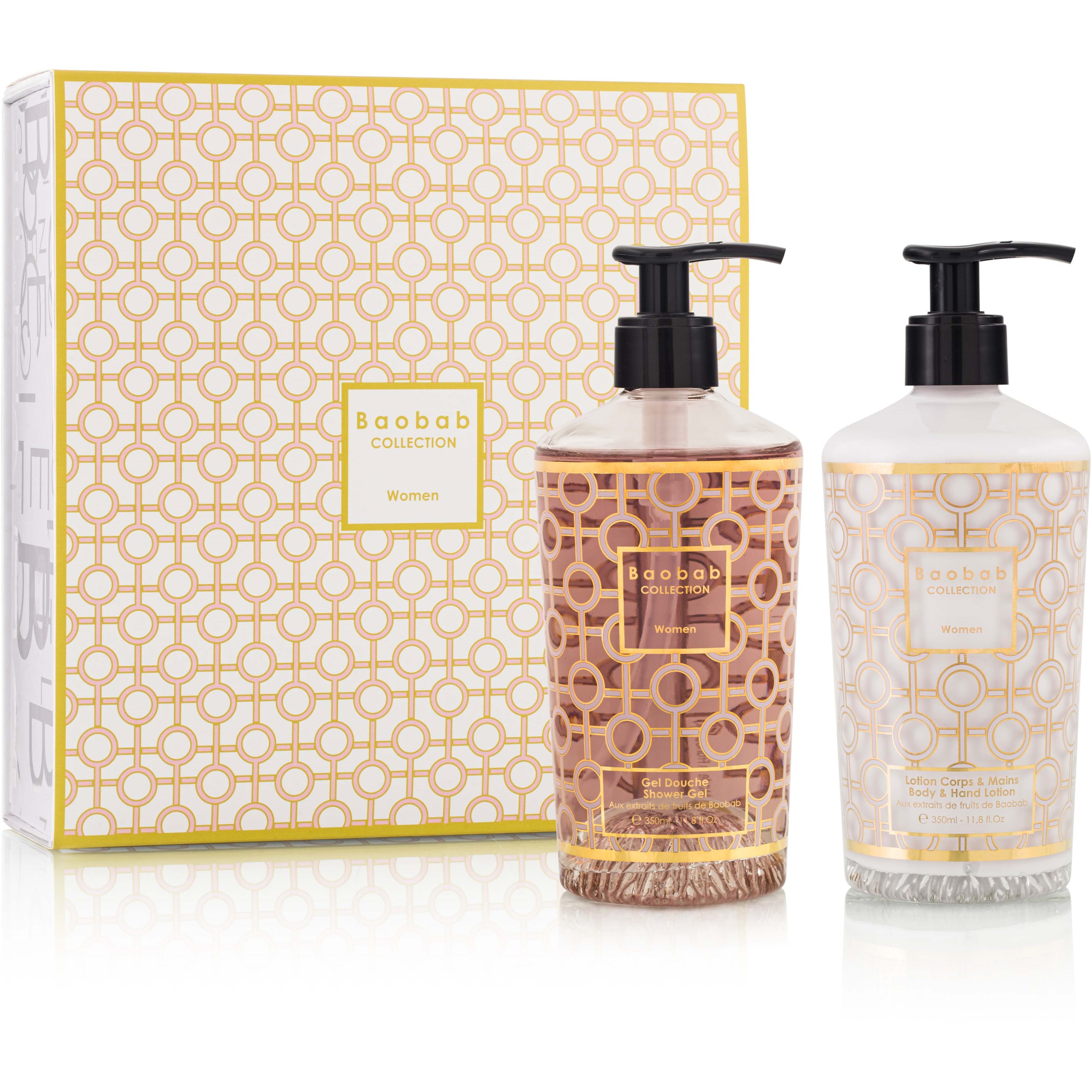 Baobab Collection Women Gift Box Body & Hand Lotion + Shower Gel