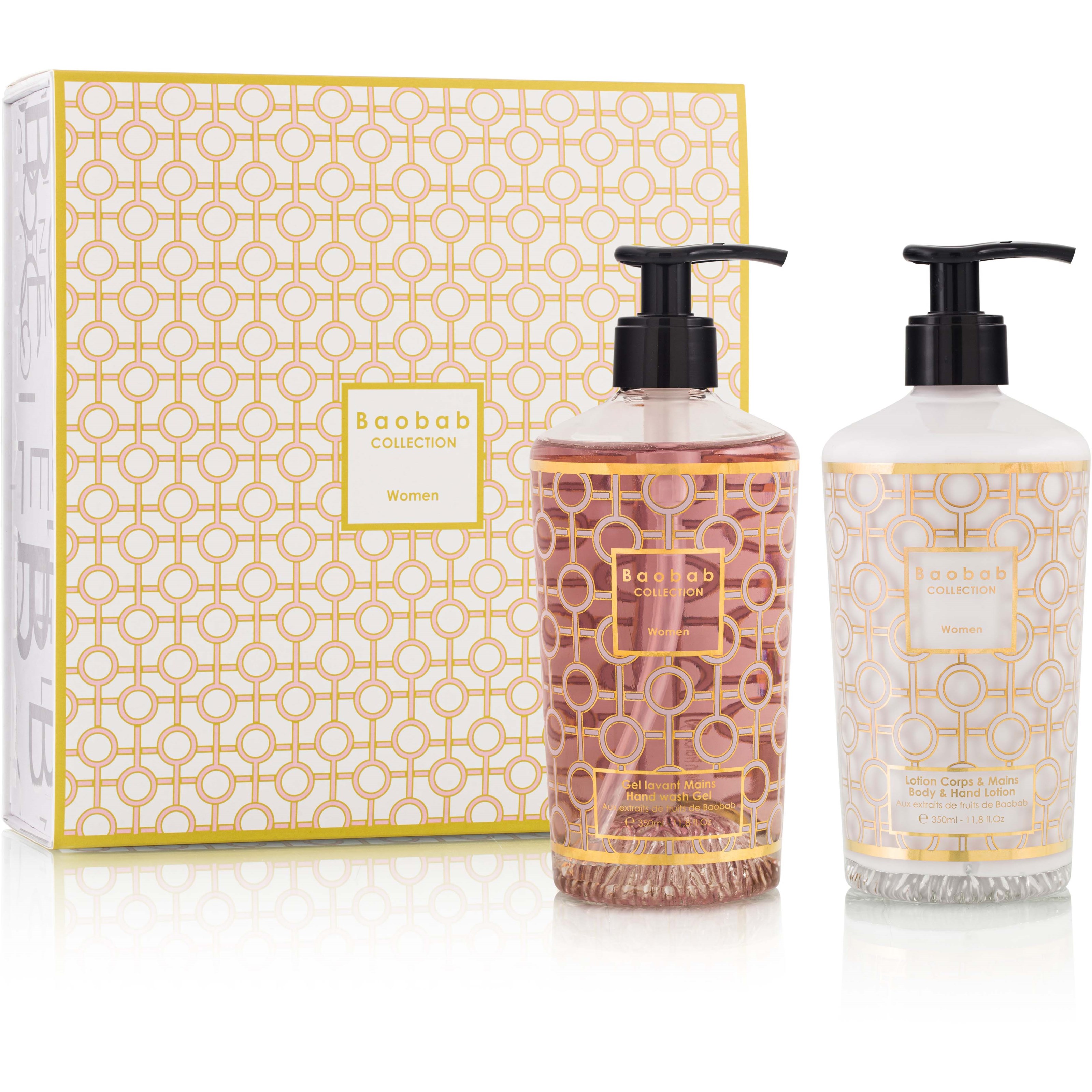 Baobab Collection Women Gift Box Body & Hand Lotion + Hand Wash Gel