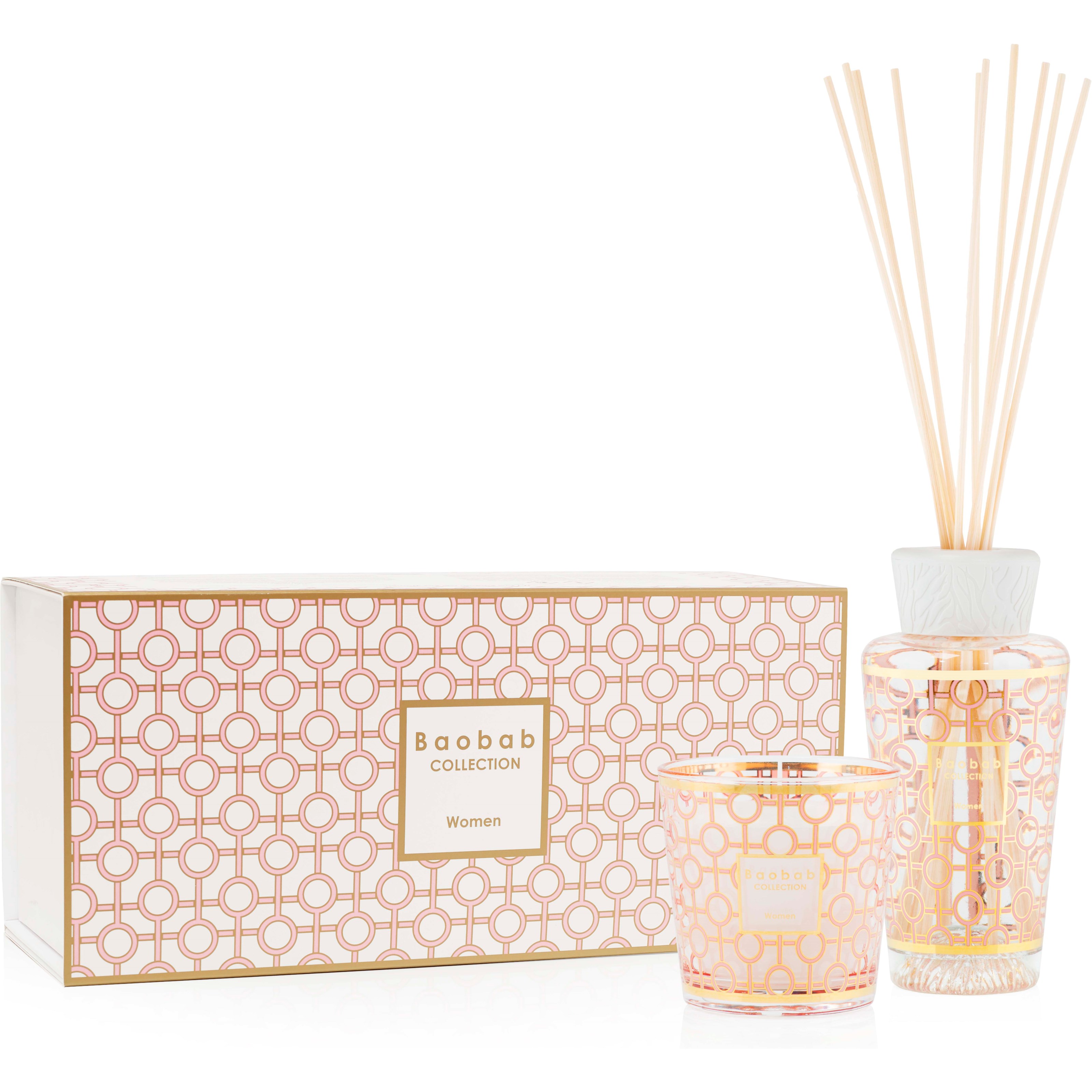 Baobab Collection Women Gift Box Fragranced Candle + Diffuser