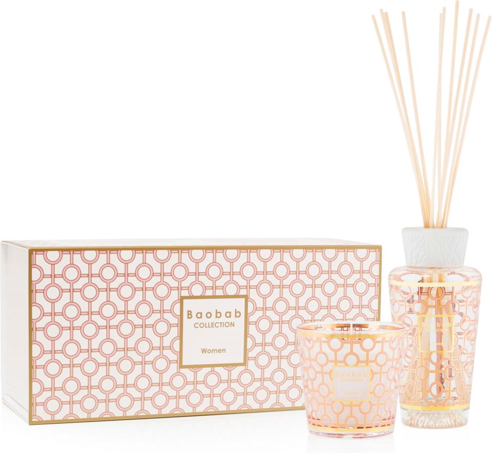 Patterned Reed Diffuser Baobab Collection Women Gift Box Fragranced Candle + Diffuser | lyko.com