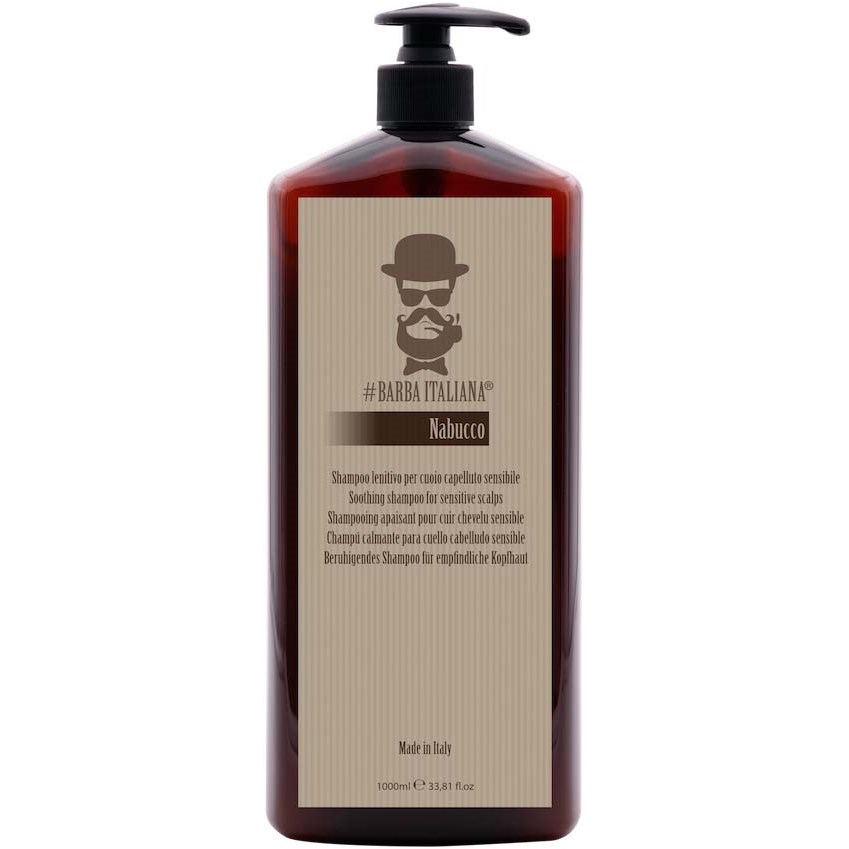 Barba Italiana NABUCCO Soothing shampoo for sensitive scalp 1000 ml