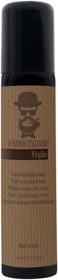 Barba Italiana VIRGILIO Triple Action Facial Tonic spray 75 ml