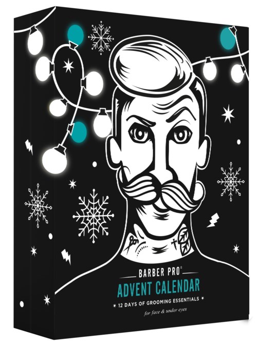 Barber pro 12 Days of Grooming Essentials Advent Calendar