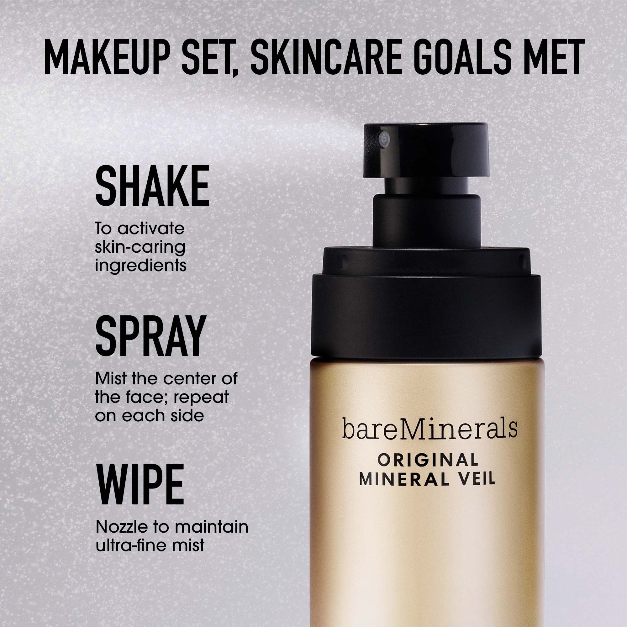 bareMinerals ORIGINAL Mineral Veil 24HR Natural Matte Setting Spray 10 (obrázok 8)
