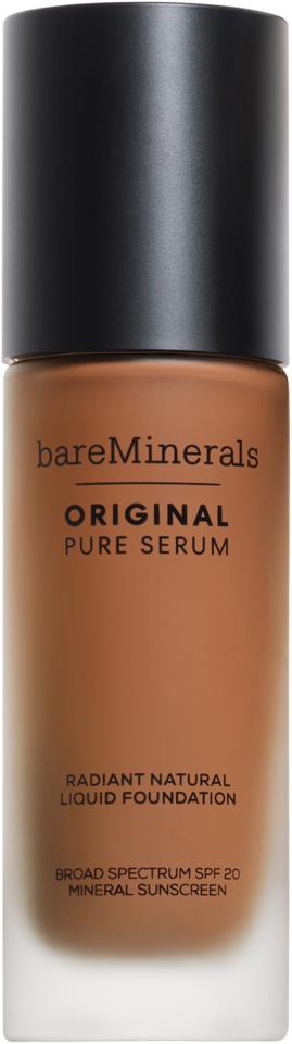 bareMinerals ORIGINAL Pure Serum Radiant Natural Liquid Foundation Mineral SPF 20 Deep Warm 5