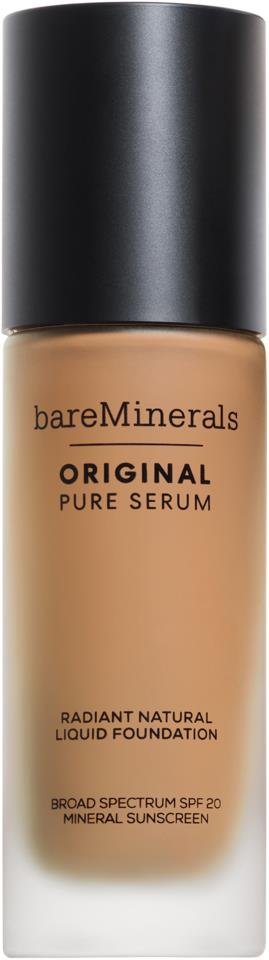 bareMinerals ORIGINAL Pure Serum Radiant Natural Liquid Foundation Mineral SPF 20 Medium Warm 3