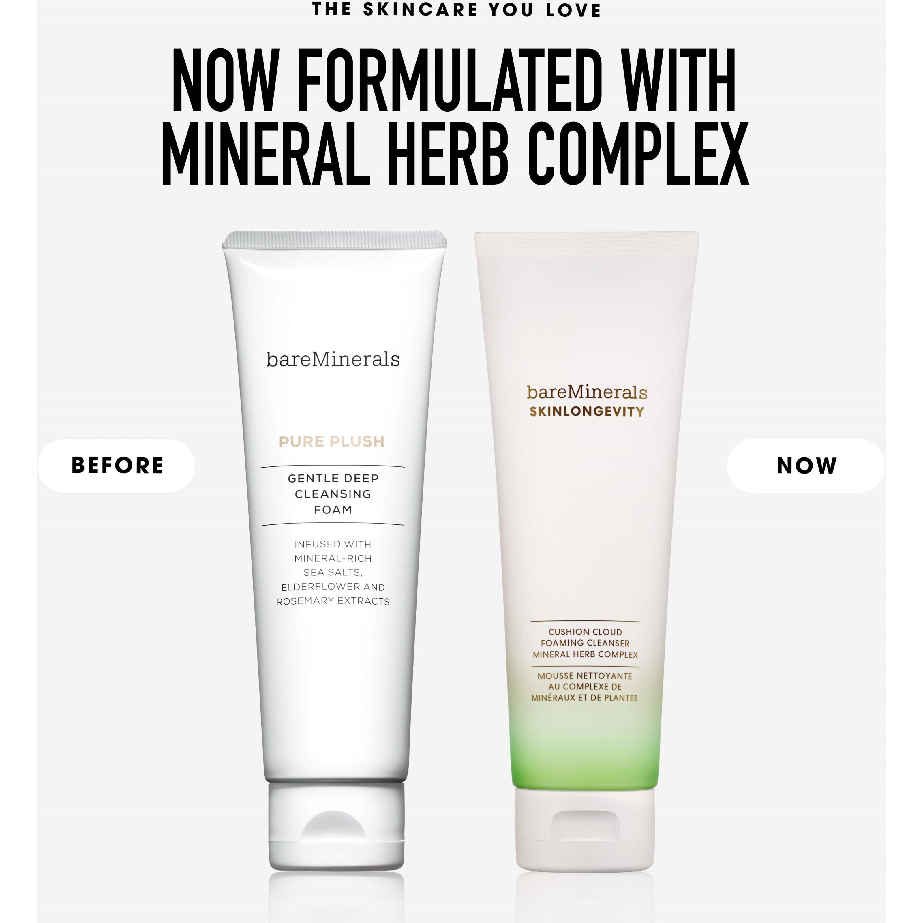 bareMinerals SKINLONGEVITY Cushion Cloud Foaming Cleanser 120 ml (obrázok 7)