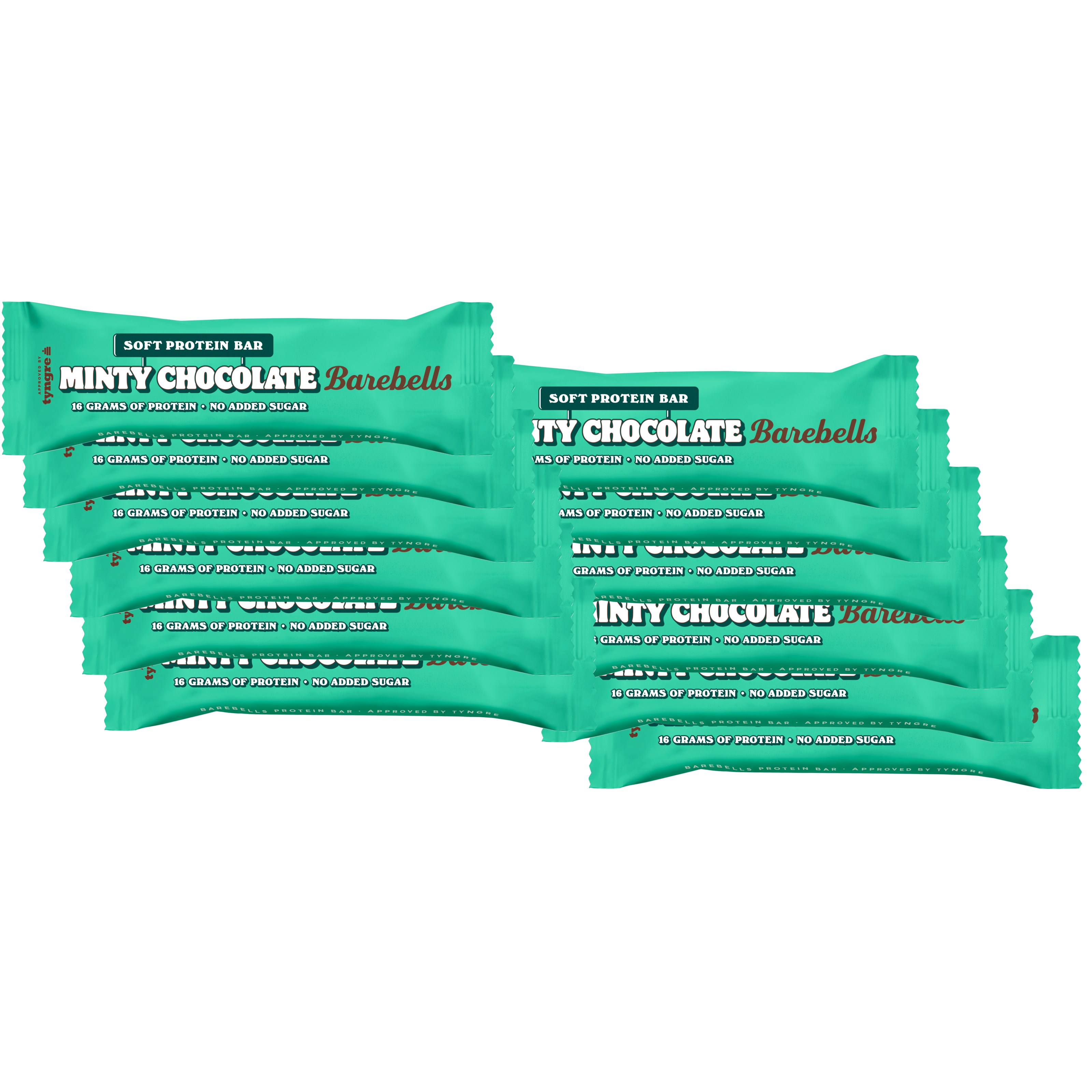 Läs mer om Barebells Soft Bars Minty Chocolate 12-pack