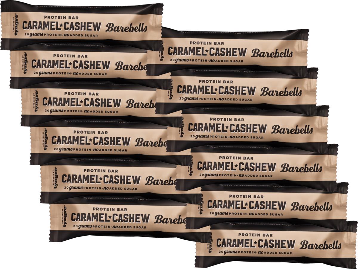 Barebells Orginal Bars Protein Bar Caramel Cashew 12-Pack