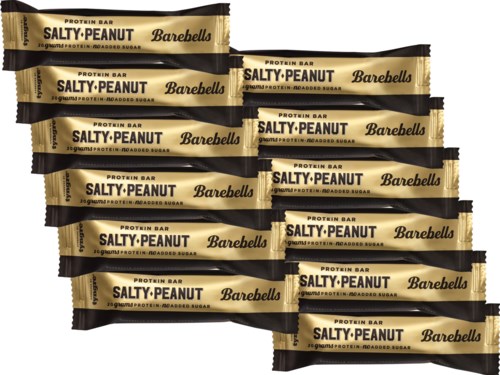 Barebells Orginal Bars Protein Bar Salty Peanut 12-Pack