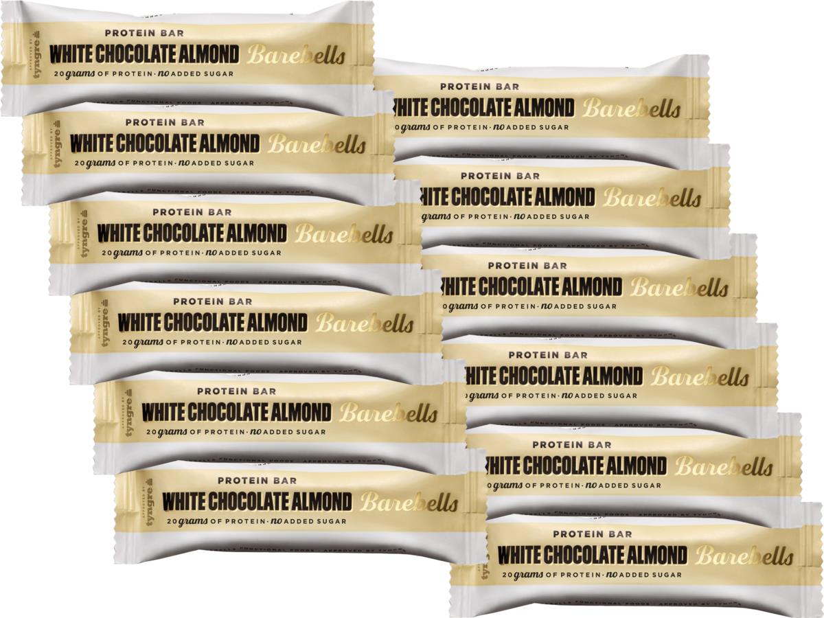 Barebells Orginal Bars Protein Bar White Chocolate Almond 12-Pack