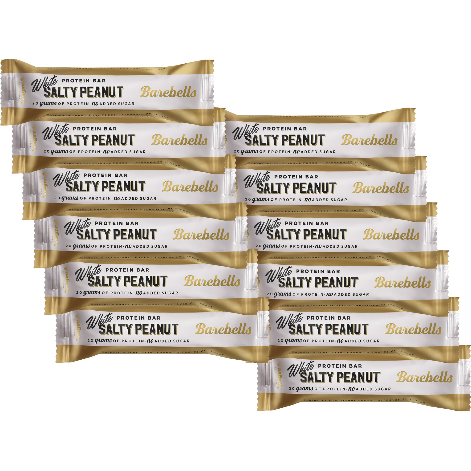 Bilde av Barebells Orginal Bars Protein Bar White Salty Peanut 12-pack
