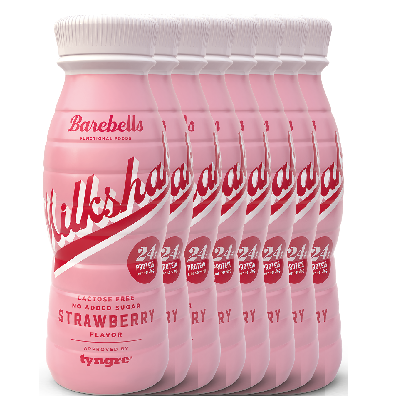 Läs mer om Barebells Protein Milkshake Strawberry 8-Pack